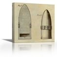 thumbnail image 1 of Improved Artillery Shell - Contemporary Fine Art Giclee on Canvas Gallery Wrap - wall décor - Art painting - 27 x 27 Inch - Ready to Hang, 1 of 2