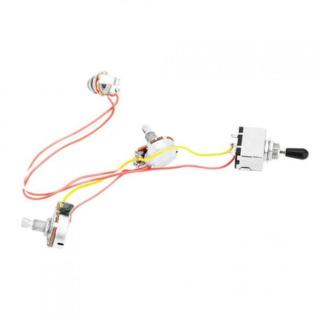 

Dioche Guitar Wiring Harness Guitar Wiring Harness 3 Way Wiring Harness 3 Way Toggle for LP Electric Guitar Guitar Parts