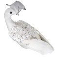 thumbnail image 2 of JETSHARK nuevos colgantes de Navidad simulan decoraciones para árboles de Navidad de pavo real blanco artesanías de plumas naturales, 2 of 3