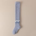 thumbnail image 2 of Womens Over Knee High Fuzzy Socks Soft Warm Thigh High Striped Stockings Cozy Slipper Fleece Winter Long Socks, 2 of 2