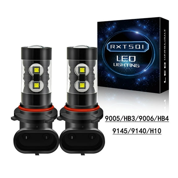 For Toyota Sequoia 2008-2017 LED Fog Light Bulbs 9145/9140/H10 6000K 2pcs