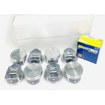 Hypereutectic Dish Pistons & Moly Rings compatible with 2004-2007 GM 5.3L LM7 L59 LM4 Engines (STD 3.780" Bore).