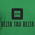 thumbnail image 3 of CafePress - Delta Tau Delta Black Stacked Signature T Shirt - Women's V-Neck Dark T-Shirt, 3 of 4