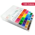 thumbnail image 1 of Markers,Tipped D Pens Art Markers Kids Colors Markers Set Fine Point Art Pens Fine Point 100 Colors Markers Dsfen Koeb, 1 of 7