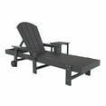 thumbnail image 5 of WestinTrends 2 Piece Adirondack Poly Reclining Chaise Lounge With Arms & Wheels, Gray, 5 of 5