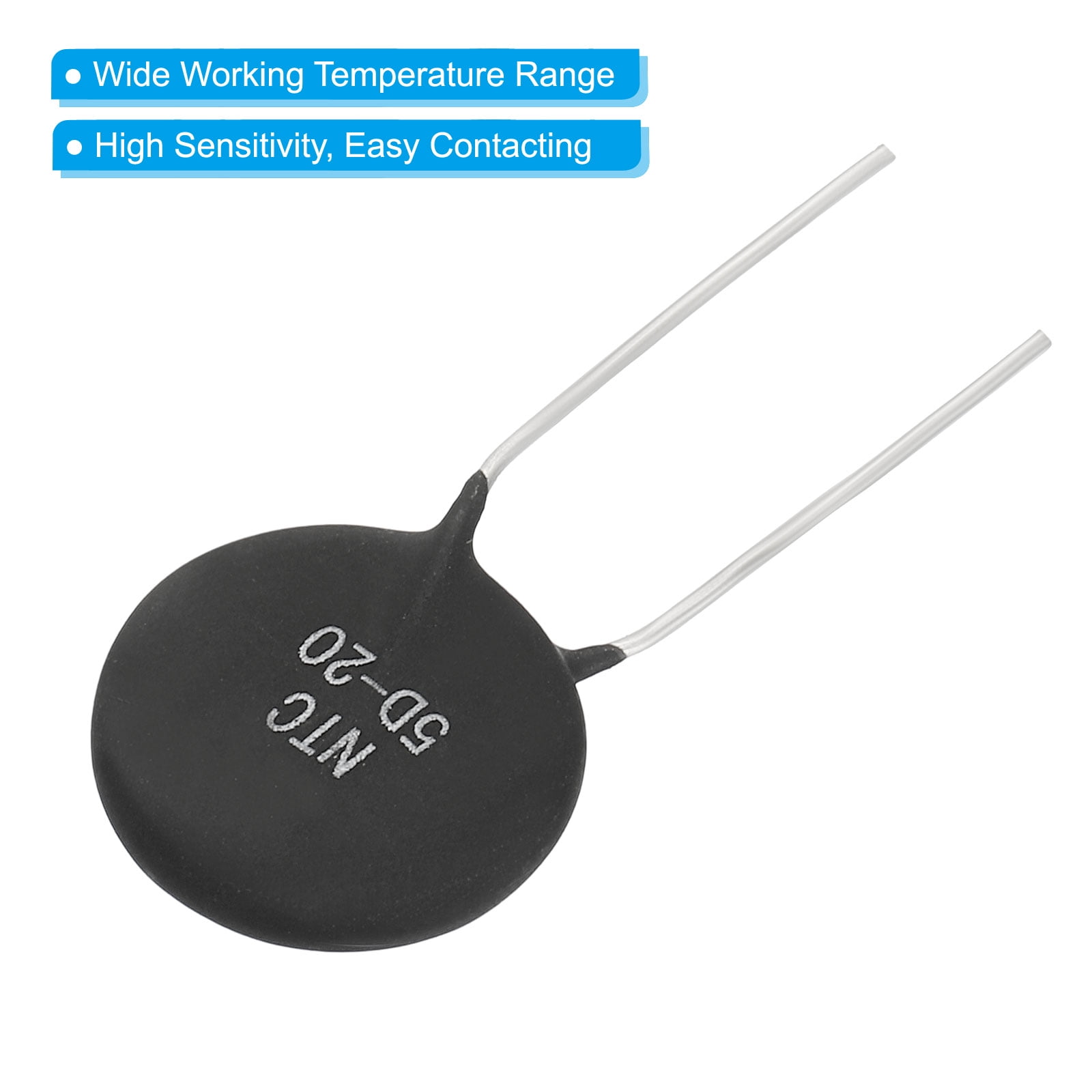 Uxcell NTC Theristor Resistors 5D-9 3A 5 Oh Inrush Current Liiter Ntc ...