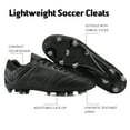 thumbnail image 3 of DREAM PAIRS Men Soccer Shoes Football Sneakers Soccer Outdoor Soccer Cleats 160471-M BLACK/GREY Size 10, 3 of 6