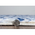 thumbnail image 6 of Linon Motif Printed Faux Rabbit Blue 8' X 10' Rectangle Area Rug RUGPR0381, 6 of 6
