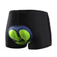thumbnail image 2 of Pantalones cortos Arsuxeo Hombres Ciclismo Ropa interior transpirable Gel 3D acolchado bicicleta bic Arsuxeo Pantalones cortos, 2 of 7