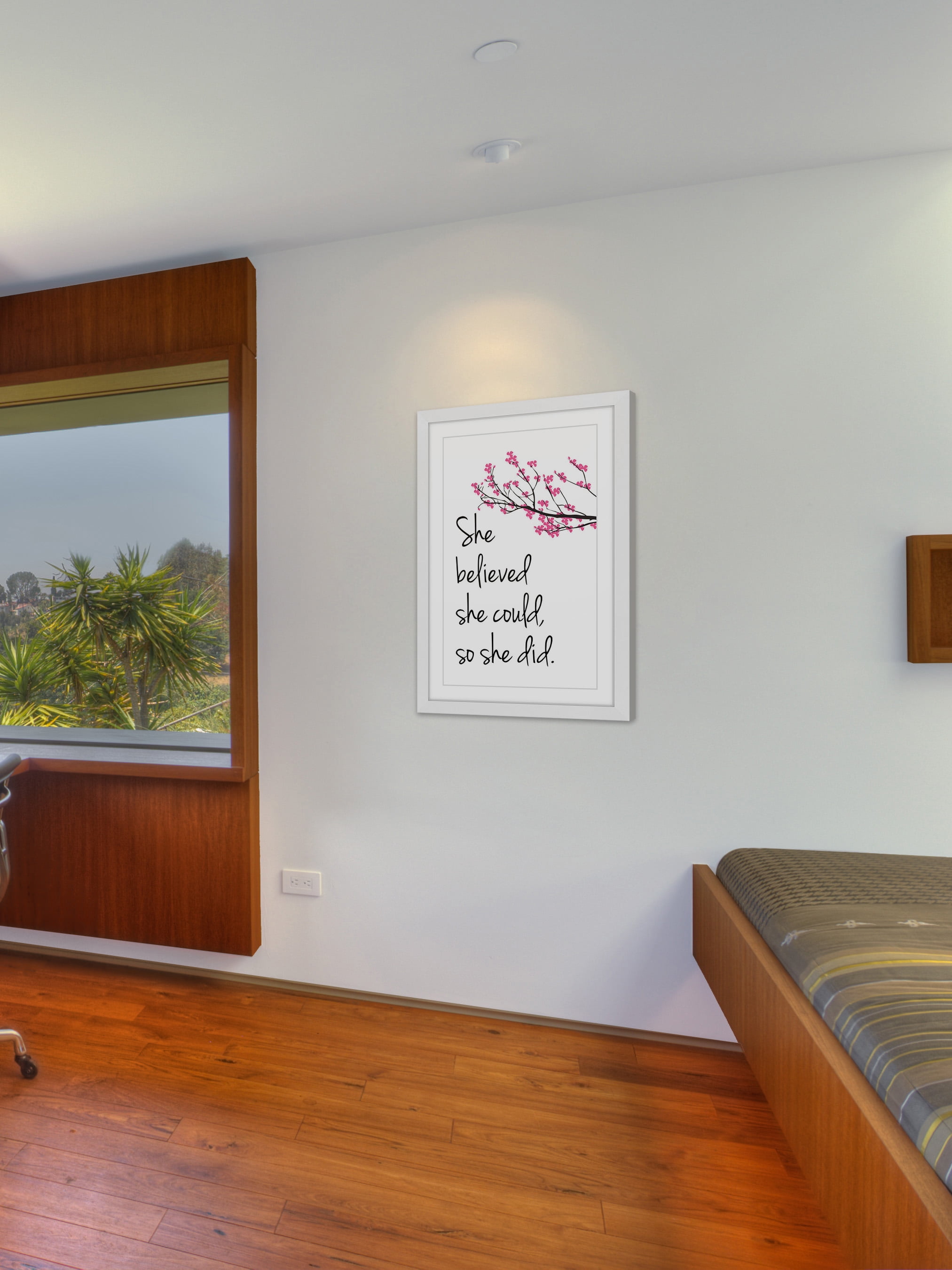 "She Believed" Framed Painting Print