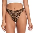thumbnail image 1 of Fotbe Leopard Printed Tanga Sin Costuras para Mujer con Estampado – Panties Invisibles, Transpirables y Cómodos para Uso Diario-X-Small, 1 of 6