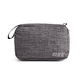 thumbnail image 2 of Multi-functional Travel Toiletry Organizer with 300D Polyester Fabric - Spacious 24.5x52cm Open Size, Lightweight 235g, Water-Resistant Design for Cosmetics & Toiletries in Black/Grey/Purple/Rose, 2 of 6