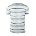 thumbnail image 3 of YUBIKWETE Men's Short Sleeve T-Shirts Striped Crew Neck Tee, 3 of 6