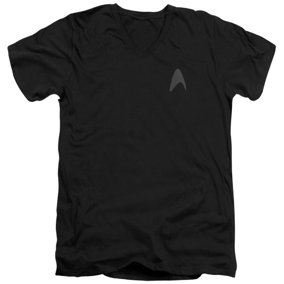 Star Trek - Darkness Command Logo - Slim Fit V Neck Shirt - Small