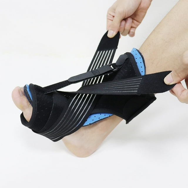 Férula nocturna para fascitis plantar, órtesis de pie caído, férula nocturna dorsal para el alivio de la fascitis plantar, tendinitis de Aquiles, dolor de talón y tobillo TUNC Sencillez