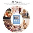 thumbnail image 4 of Bearachild Temporizador digital de cocina Cocinar Estudiar Reloj de cuenta regresiva Pantalla LCD Alarma Gadget de cocina, Azul Type3 NO3 Bearachild HA001330-05, 4 of 6