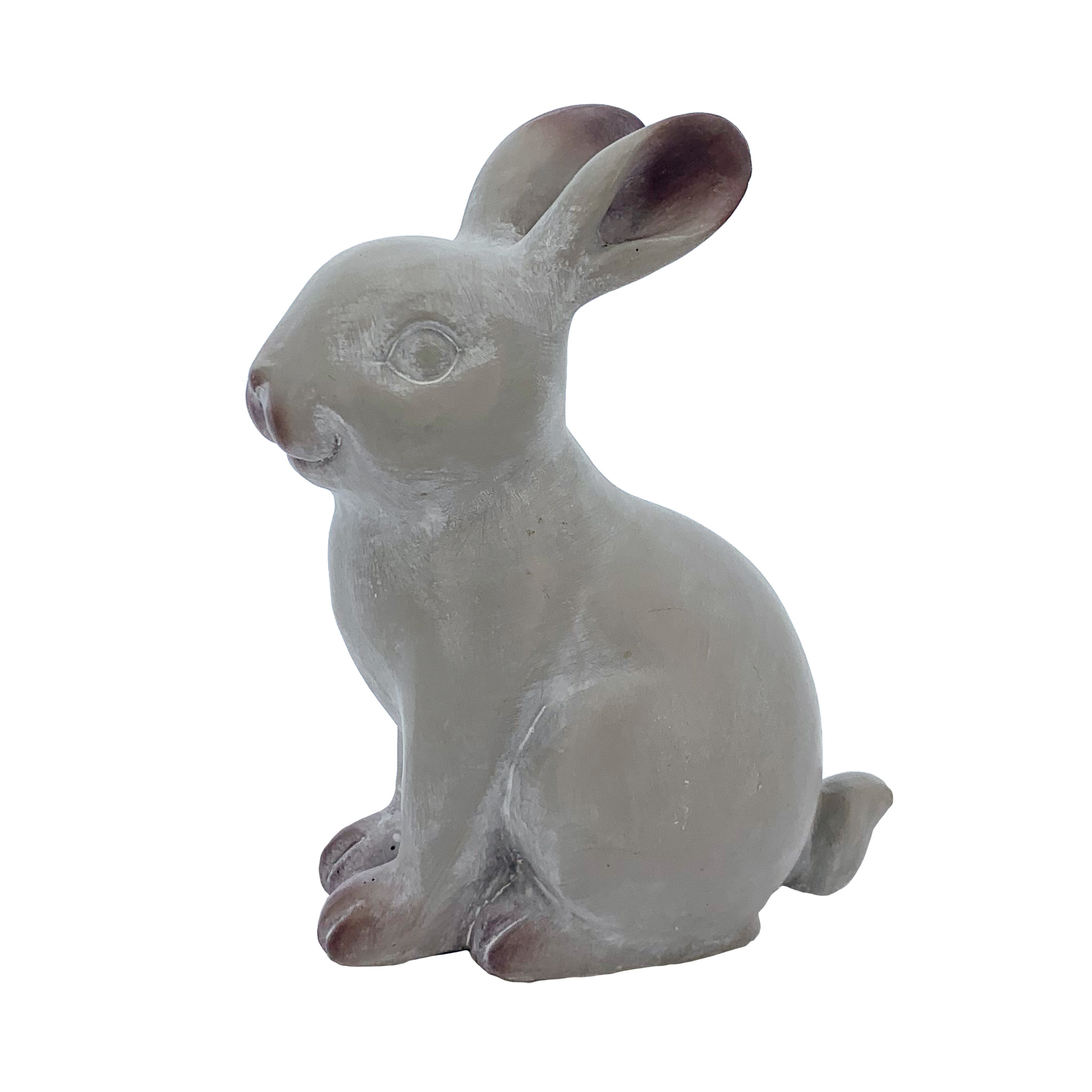 Way to Celebrate Easter Concrete Gray Finish Bunny 5.5" Decoration Assortment