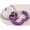 Purple, variant on Rubit! Heart Shaped Dog Tag Clip Purple Medium