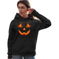 thumbnail image 1 of VISgogo Sudadera con Capucha con Estampado de Smiley para Mujer, Jersey de Manga Larga con Bolsillo Frontal VISgogo moda, 1 of 2