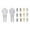Full Color Gold English, variant on Baby Boy Christening Baptism Church White Suit Mary Maria Guadalupe Stole Sm-7