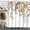 Brown-2, variant on Grey Tan Eucalyptus Leaves Shower Curtain Beige Weeping Branches Leaves Shower Curtains for Bathroom Waterproof Polyester Fabric Bathroom Curtain 72 x 72 Inch with 12 Hooks