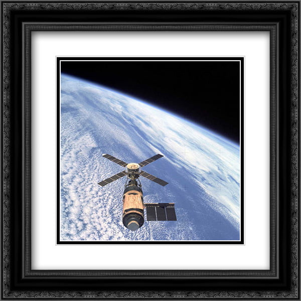 SKYLAB 4 NASA ENGRAVED NAMEPLATE FOR PHOTO/DISPLAY 