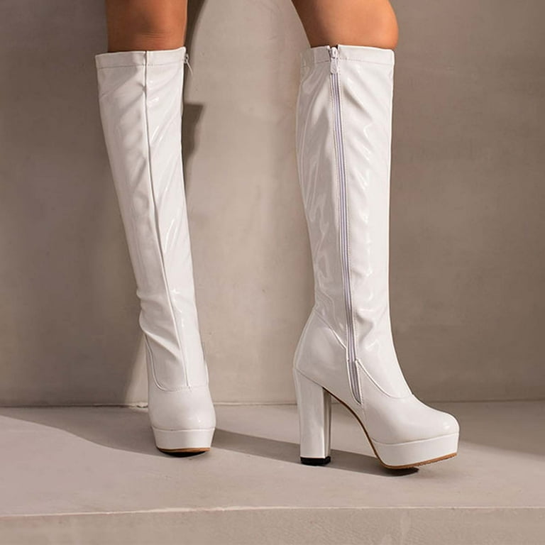 Jsaierl Knee High Boots for Women Gogo Boots 70s Boots Jsaierl Knee High Boots for Women Gogo Boots 70s Boots