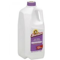 Borden Fat Free Skim Milk, Half Gallon