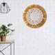thumbnail image 4 of Espejo de pared bohemio macramé con borla tejido para A Gloria espejo para maquillarse, 4 of 7