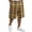 FF26_Yellow, variant on Resicozy Mens Casual Plaid Shorts 2026 Casual Relaxed Fit Elastic Waist Drawstring Short with Pockets Dark Gray 4XL