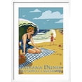 thumbnail image 2 of Art.com Indiana Dunes National Seashore, Indiana - Woman on Beach Art Print by Lantern Press, White Frame Wall Art, 21" x 29", 2 of 5