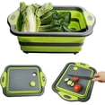 thumbnail image 2 of Lavavajillas plegable para interior y exterior, lavabo portátil con diseño que ahorra espacio, perfecto para acampar, hacer picnics, asar a la parrilla y más (verde, 1), 2 of 6