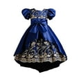 thumbnail image 2 of Cethrio Toddler Girls Dresses Special Occasion Formal Sleeveless Blue Princess Dress Size 5Y, 2 of 5