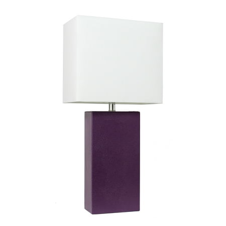 UPC 810052829647 product image for Lalia Home Lexington 21  Leather Base Modern Home Décor Bedside Table Lamp for L | upcitemdb.com