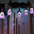 thumbnail image 3 of Light String Halloween Party Windsock Lamp Decoration String Light, Light Halloween Windsock Light 1pc, Colorful, Button Battery, 3 of 8