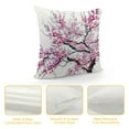 thumbnail image 4 of HENGT Cherry Blossom Pillow Cover Japanese Cherry Decorative Pillowcases Cherry Blossom Pillowcase Pink Flower Pillow Cases with Hidden Zipper Home Cushion Decorative, 4 of 5