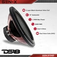 thumbnail image 2 of DS18 GEN-X154D 15"  Car Subwoofer 1000 Watts DVC 4-Ohms, 2 of 6