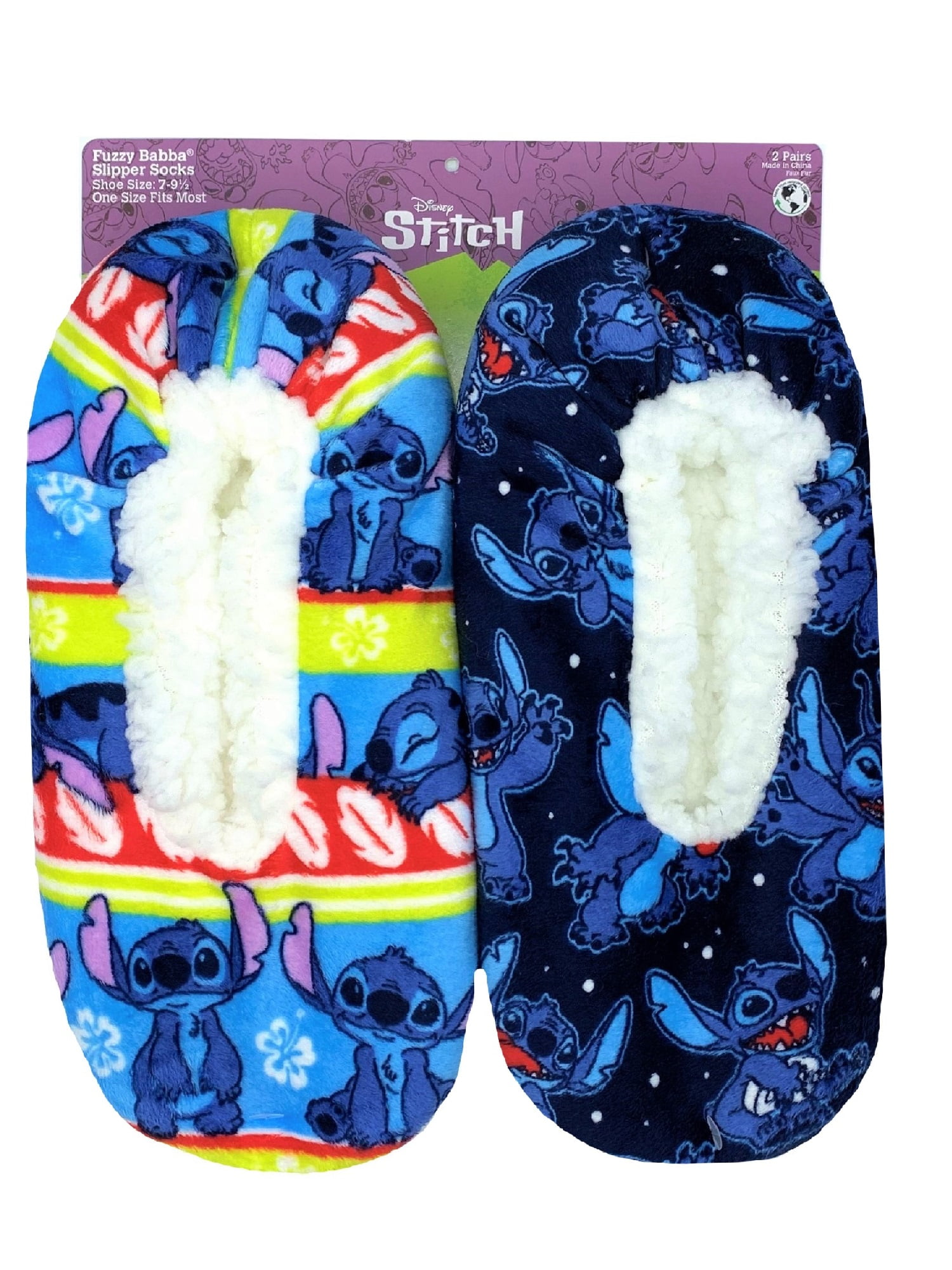 Lilo & Stitch Slippers For Women Girls Teens Disney Slip On Ballet Slipper  Socks