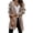 Khaki, variant on Lovskoo 2024 Cardigan Sweaters for Women Open Front Trendy Coat V-Neck Loose Hollow Out Long Sleeve Coat Oversized Winter Outerwear Tops Khaki