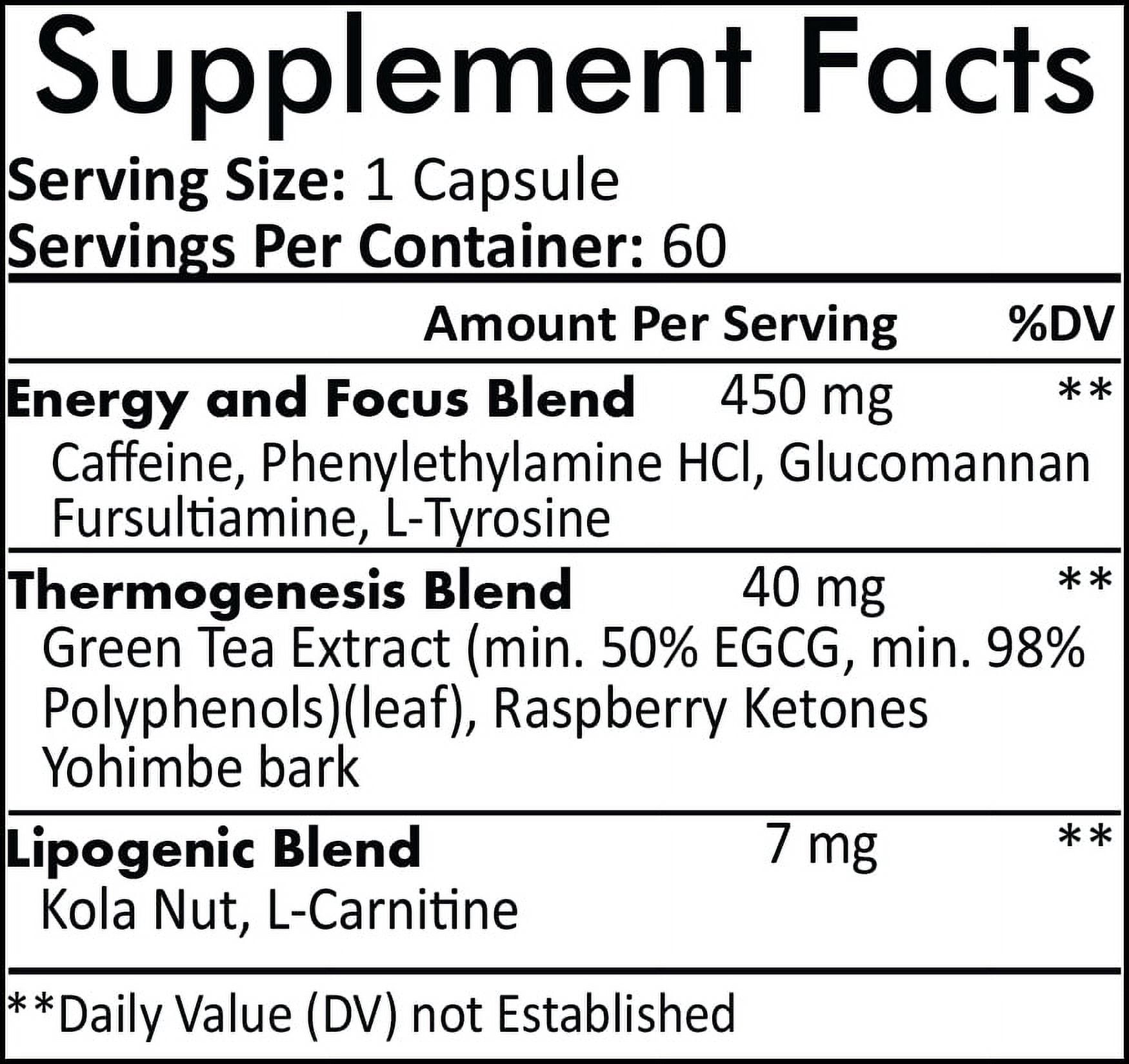 Pristine Foods Oxy Burn Natural Weight Management Supplement, 60 Capsules