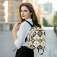thumbnail image 6 of FORMRS Mini Backpack Purse for Women Travel Daypack Casual Shoulder Bag, White and Black, 6 of 7