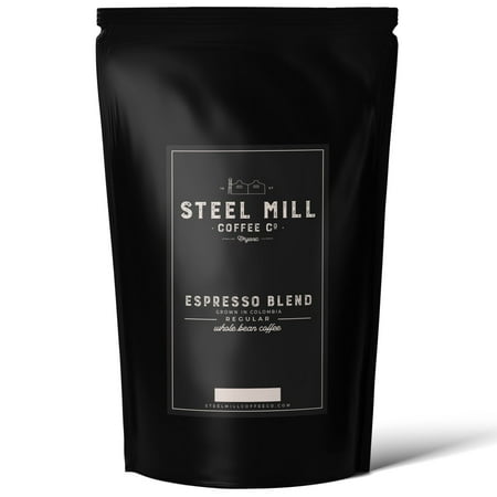 Steel Mill Coffee Co. Espresso Blend Espressos | 12 Keurig Compatible Pods / Drip Grind / Regular | Beans from Central America and South America