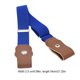 thumbnail image 5 of Sonducket Cinturón de cintura sin hebilla para niños de longitud ajustable que combina fácilmente con peso ligero con tejido fino para cumpleaños de Cinturones azul fresco, 5 of 6