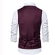 thumbnail image 5 of Chaqueta de Traje de Ocio de Bolsillo sin Cuello en V de Color Sólido sin Mangas, Trajes de Hombre de Ajuste Delgado para el Uso Formal Informal, 5 of 6