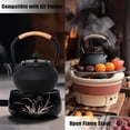 thumbnail image 5 of Cast Iron Tea Pot - Twine Handle Teapot Kettle with Infuser and Enameled Interior for , 1.2L/40 Oz, 5 of 5