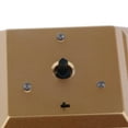 thumbnail image 3 of LOVIVER Premium Solar Powered Jewelry Display Turntable Rotary Stand LED Light, Gold Gold(white light), 3 of 8