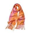 thumbnail image 2 of Lumtrix Women’s Tie-Dye Scarf Soft Fall Winter Wrap Long Lightweight Shawl with Tassel Fashion Scarves E One Size, 2 of 5
