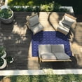 thumbnail image 2 of Garland Rug Garden Trellis Polypropylene Navy Indoor/Outdoor Area Rug, 6' x 9', 2 of 7