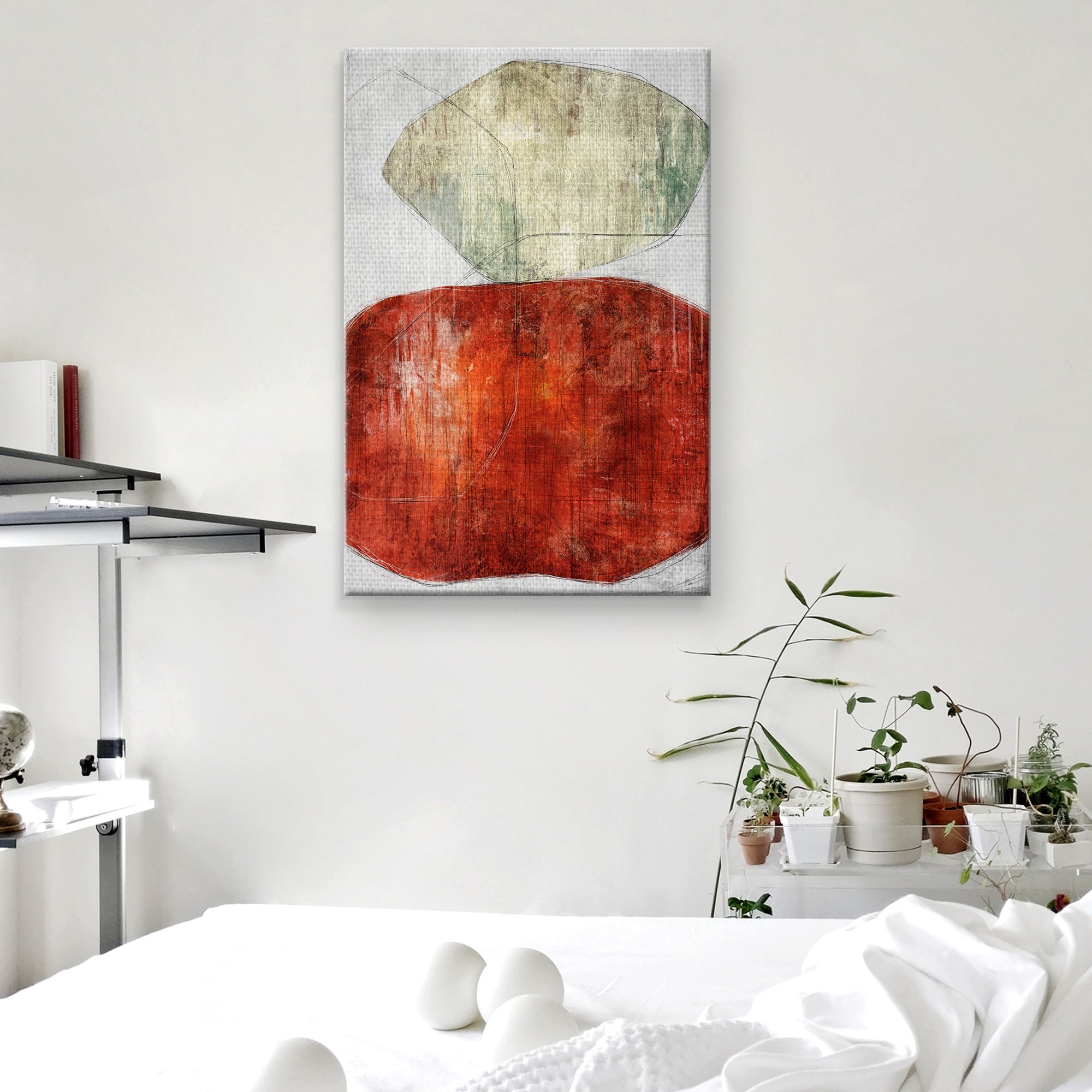 Masterpiece Art Gallery Strident Abstract Shapes By Belle Maison Canvas Art Print 24" x 36"