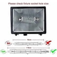 thumbnail image 4 of Y-Loong 5 Pack R7S Halogen Bulb 118Mm 200W 230V, R7S Halogen Rod 118Mm, Halogen Bulb R7S Dimmable Halogen Rod Lamp For Building Spotlight, Work Landscape Ligh, 4 of 5